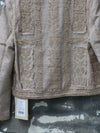 INTO THE EAST 25 Autumn/Winter Tussah Silk Embroidered Applique Buttoned Suit ITE-E1DGSS002SD22SU-SHA Sand